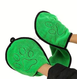 BeNat Pets. Dog Bath Towel. Double Drop Pocket Design.