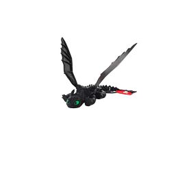 Toothless Dragon Cute Cool Design High Texture Exquisite Details Charming Appearance Dinosaur Fans Collectible Home Decorations (Option: Black)