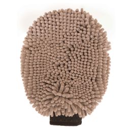 DGS Pet Products Dirty Dog Grooming Mitt Brown 10" x 7" x 1" (Color: Grey)